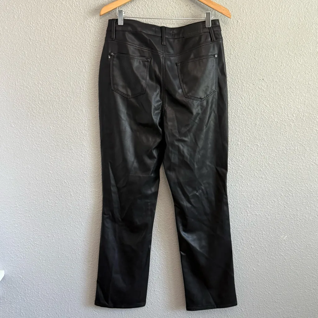 Judy Blue Faux Leather Pants‎ Size 9/29 Straight Leg NWT Style JB88755 - Image 4