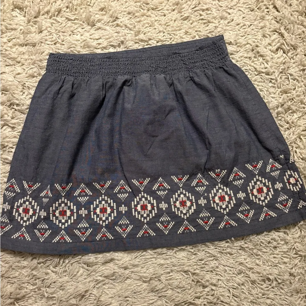 American Eagle Outfitters Gray Bubble Mini Skirt Size M - Image 6