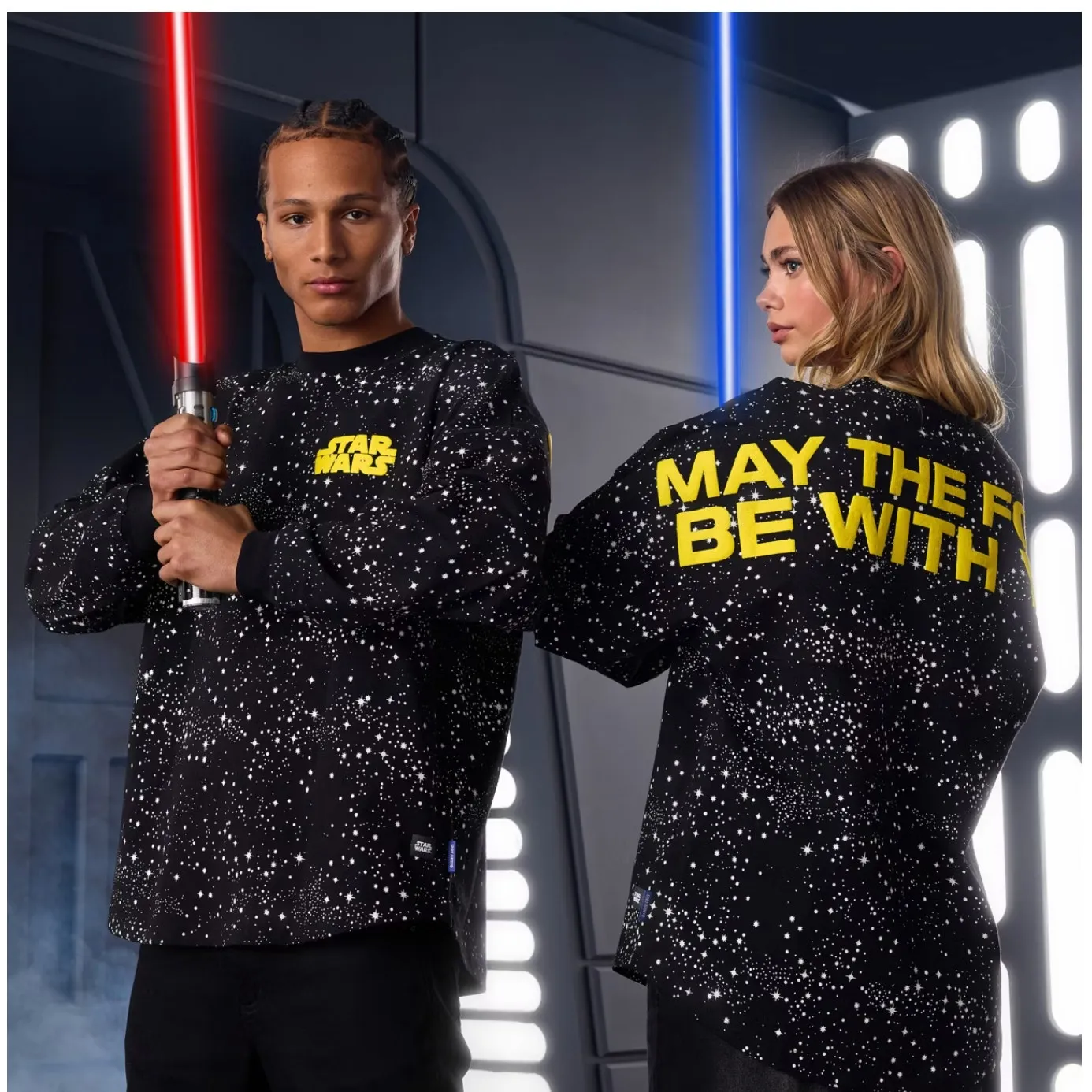 Disney Star Wars 'May the Force Be with You' Spirit Jersey For Adults Size Small - Image 2