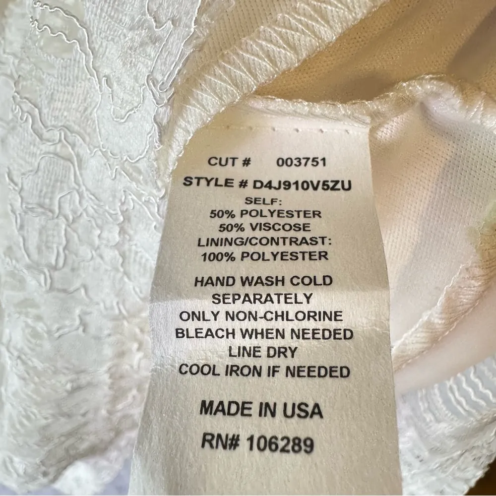 Cream Lace High Neck Sleeveless Dress Dropped Waist ModCloth Trixxi Fairy Boho - Image 8