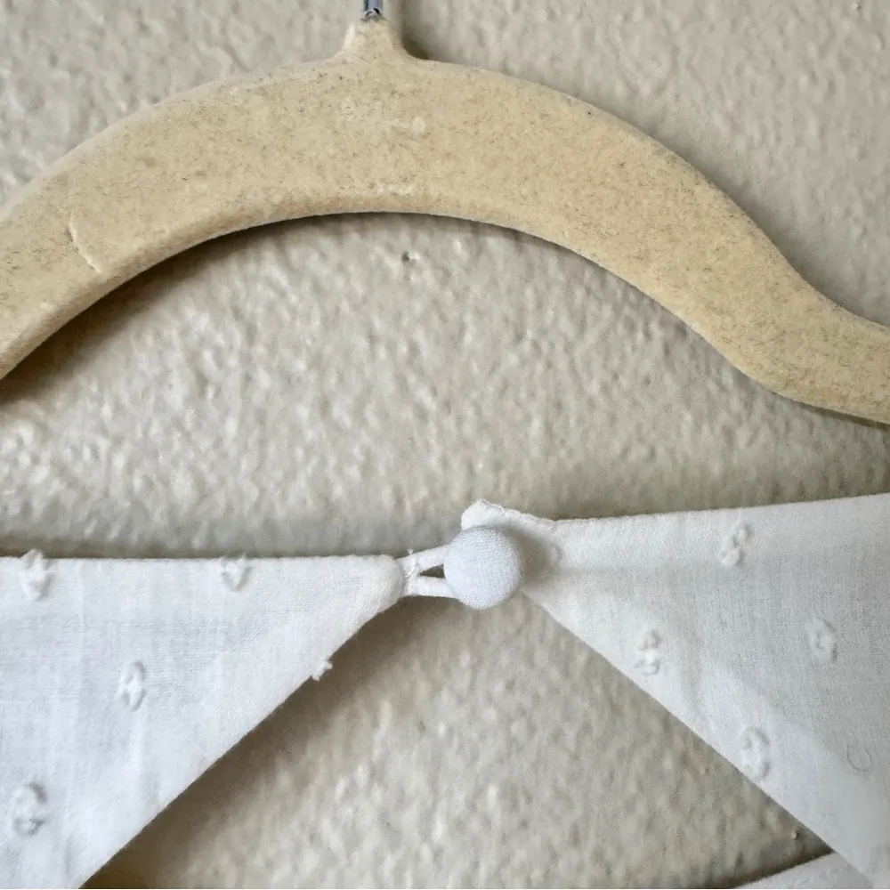 For Love & Lemons White Embroidered Yellow Daisy Mini Dress Womens S Eyelet - Image 4