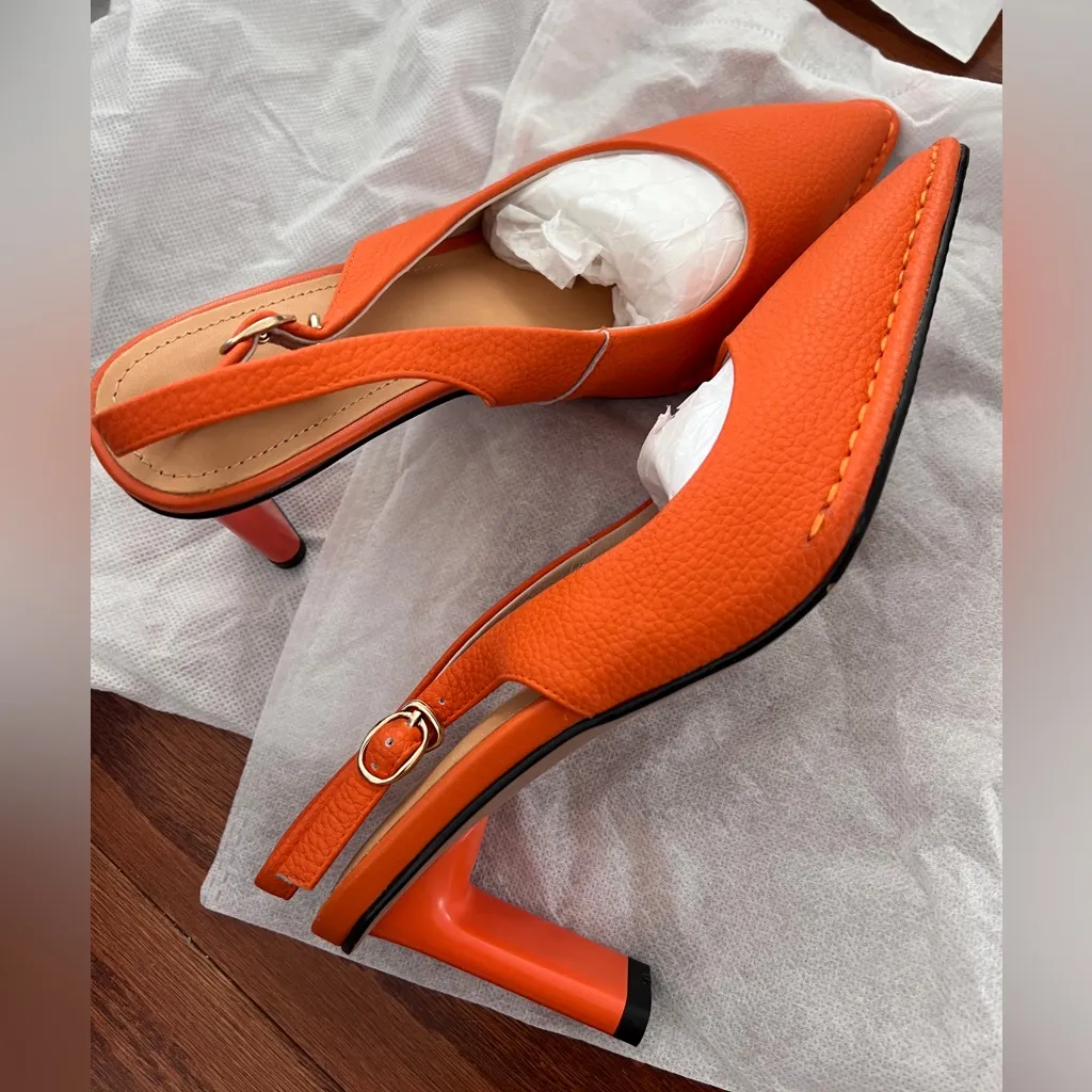 Orange Slingback Heels
New high - Image 2