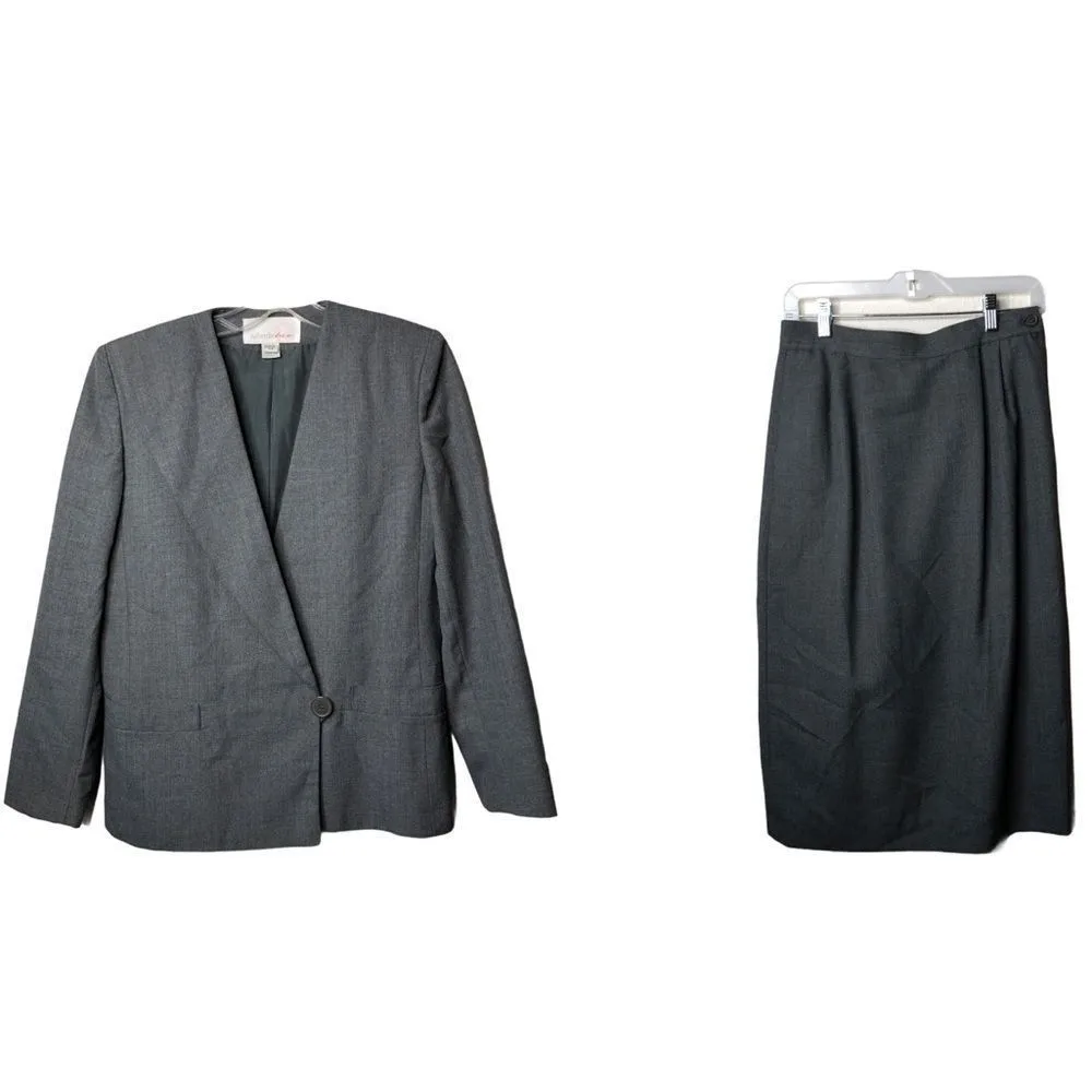 Vintage‎ Haberdasher Skirt Set Size 8 - Image 2