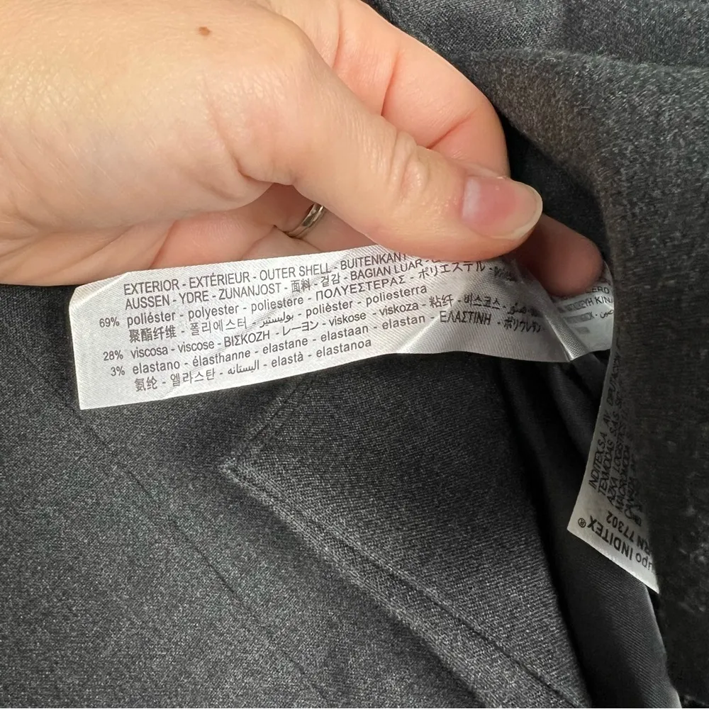 Zara Single Button Lined Belted Blazer Sz S‎ - Image 5