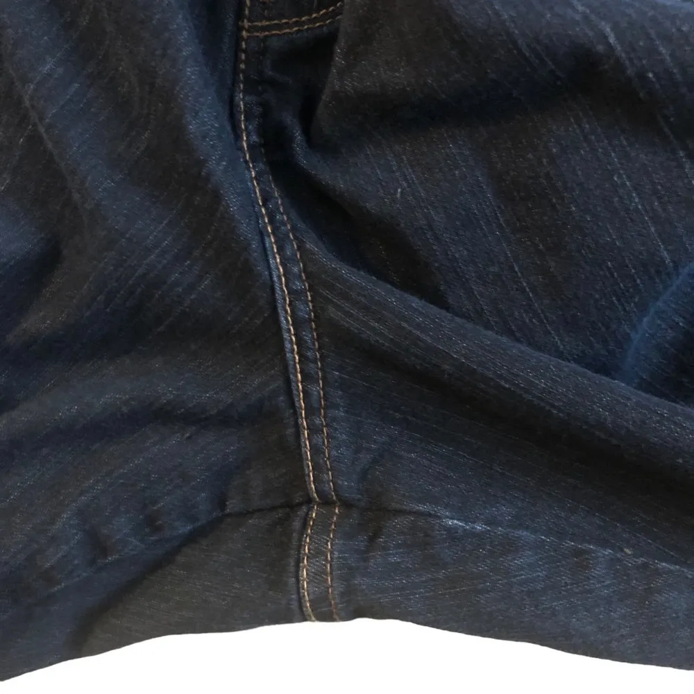 Lane Bryant Tighter Tummy Tuck Dark Denim Stretch Flare Jean Size 24X34 Plus Sz. - Image 6