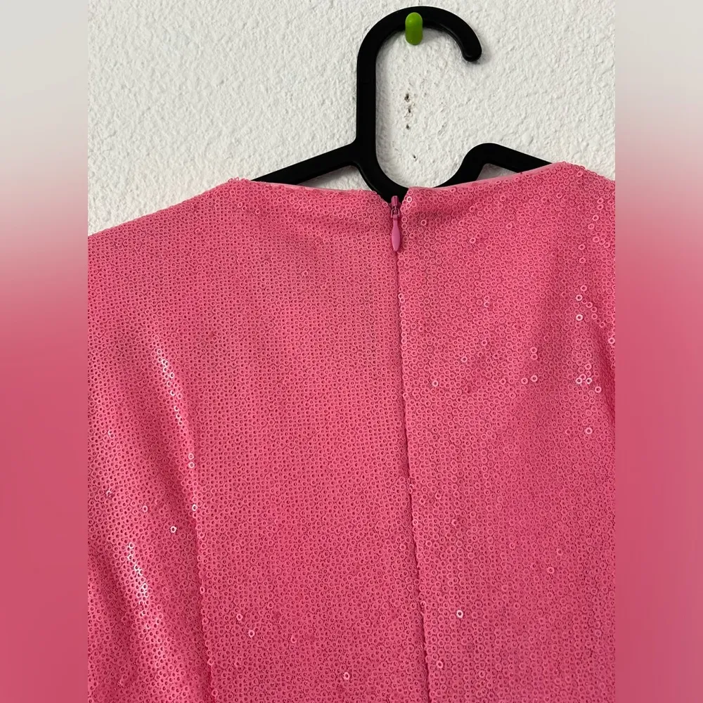 As It Goes Long Sleeve Dress sequins Sz large - Image 11