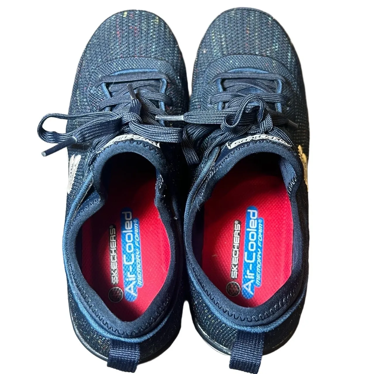 Skechers Work Shoes Womens Size 8 1/2 Steel Toe Safety Navy Blue Sneakers Safety - Image 13