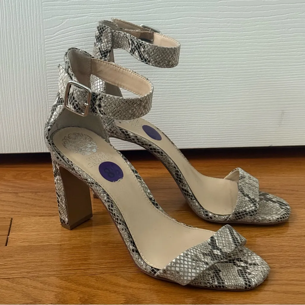 Vince Camuto Bendiva Snakeskin Sandals - Image 5