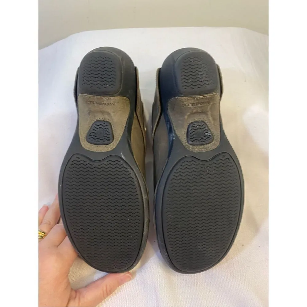 Merrell  Drizzle Mocha Wrap Clog Leather Size 8.5 - Image 7