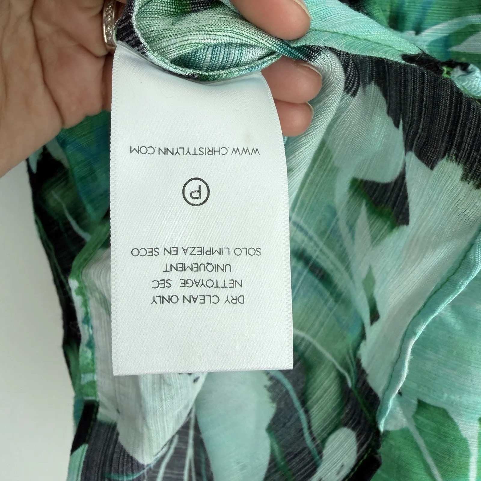 Christy Lynn Top Large Blue Black Floral Off Shoulder Blouse Romantic Feminine - Image 8