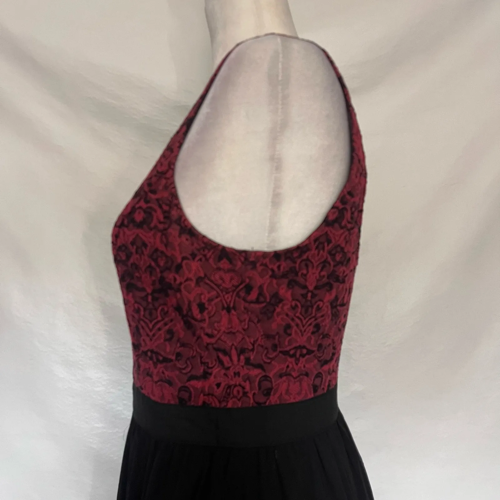 Jealous Tomato Lace Skater Dress Sz M Holiday Gothic Mesh Dark Fairy Cocktail - Image 12