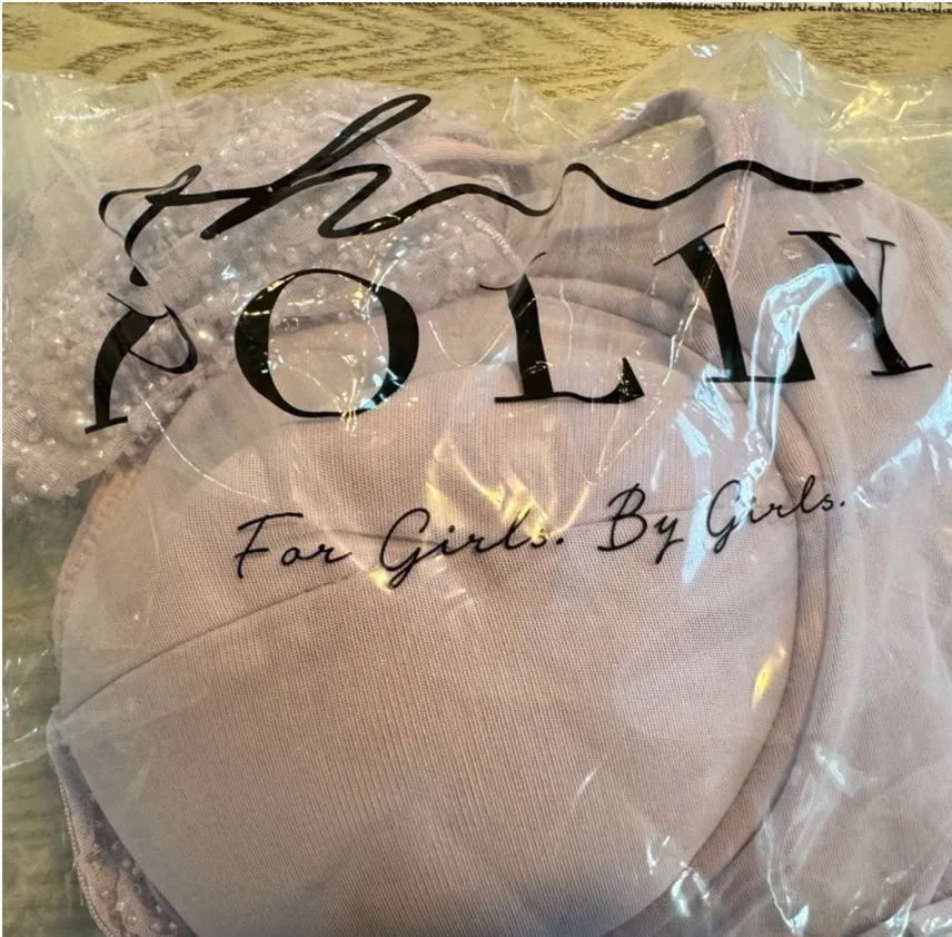 Embellished long sleeve in lilac dress - Image 2