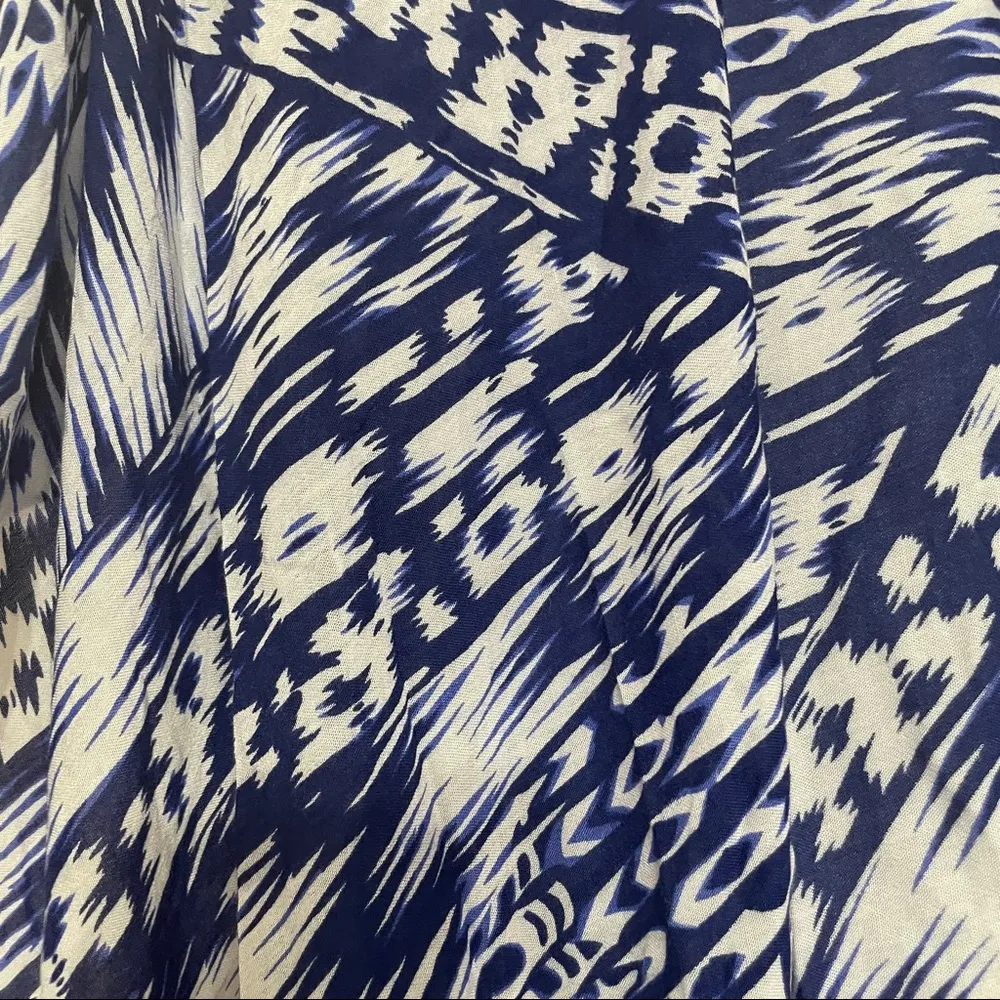 Michael Stars | Ruana Blue Tribal Swimsuit Kimono - Image 3