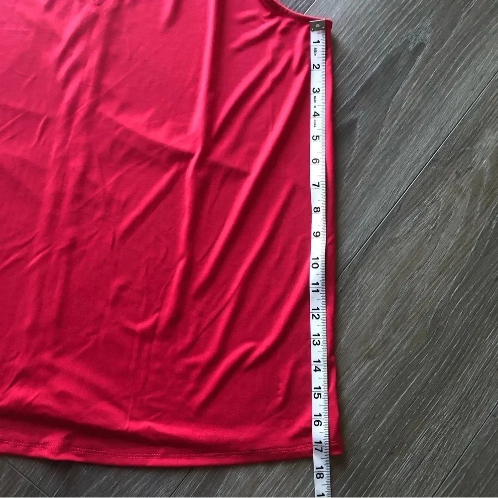 THE LIMITED Women's Solid Red Halter Top Size Medium - Image 10