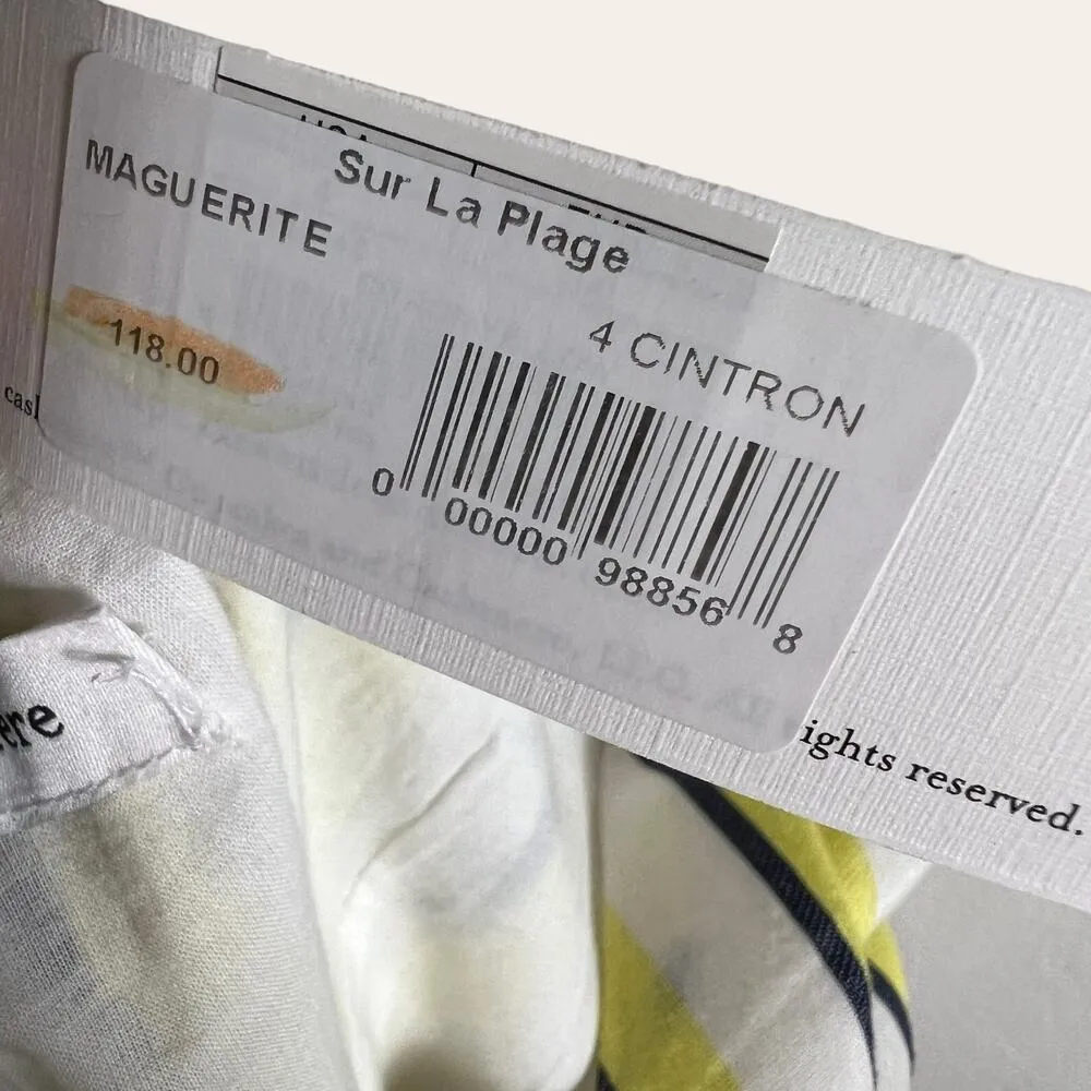 Cupcakes and Cashmere Marguerite Striped V-Neck Tie Shoulder Mini Dress - Image 12