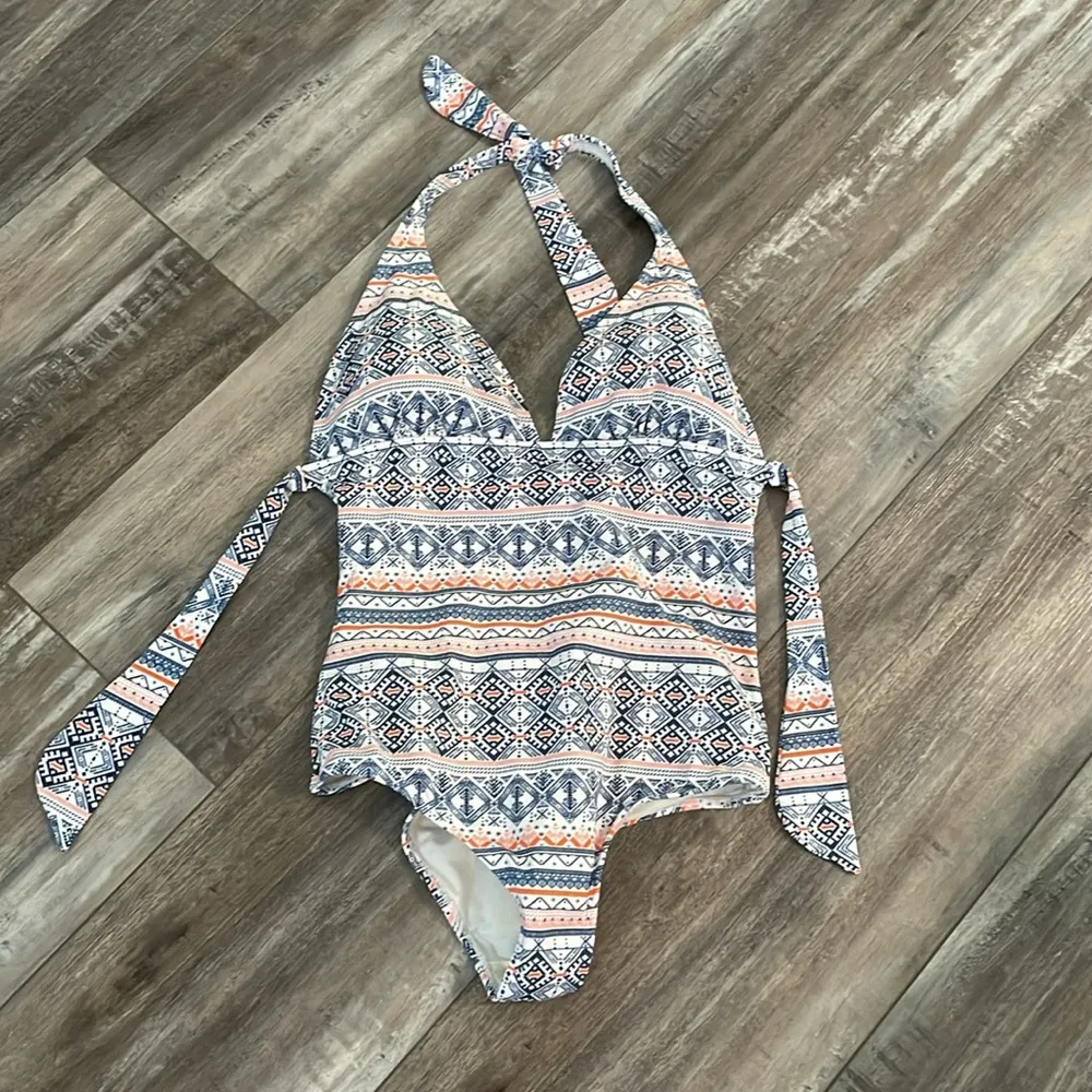 EUC OndadeMar Nogal One Piece Swimsuit Large Blue - Image 7