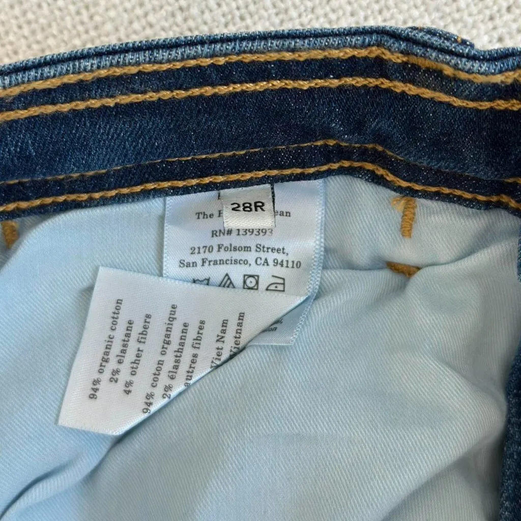 Everlane The High Key Jean in Mid Indigo, Size 28 - Image 10