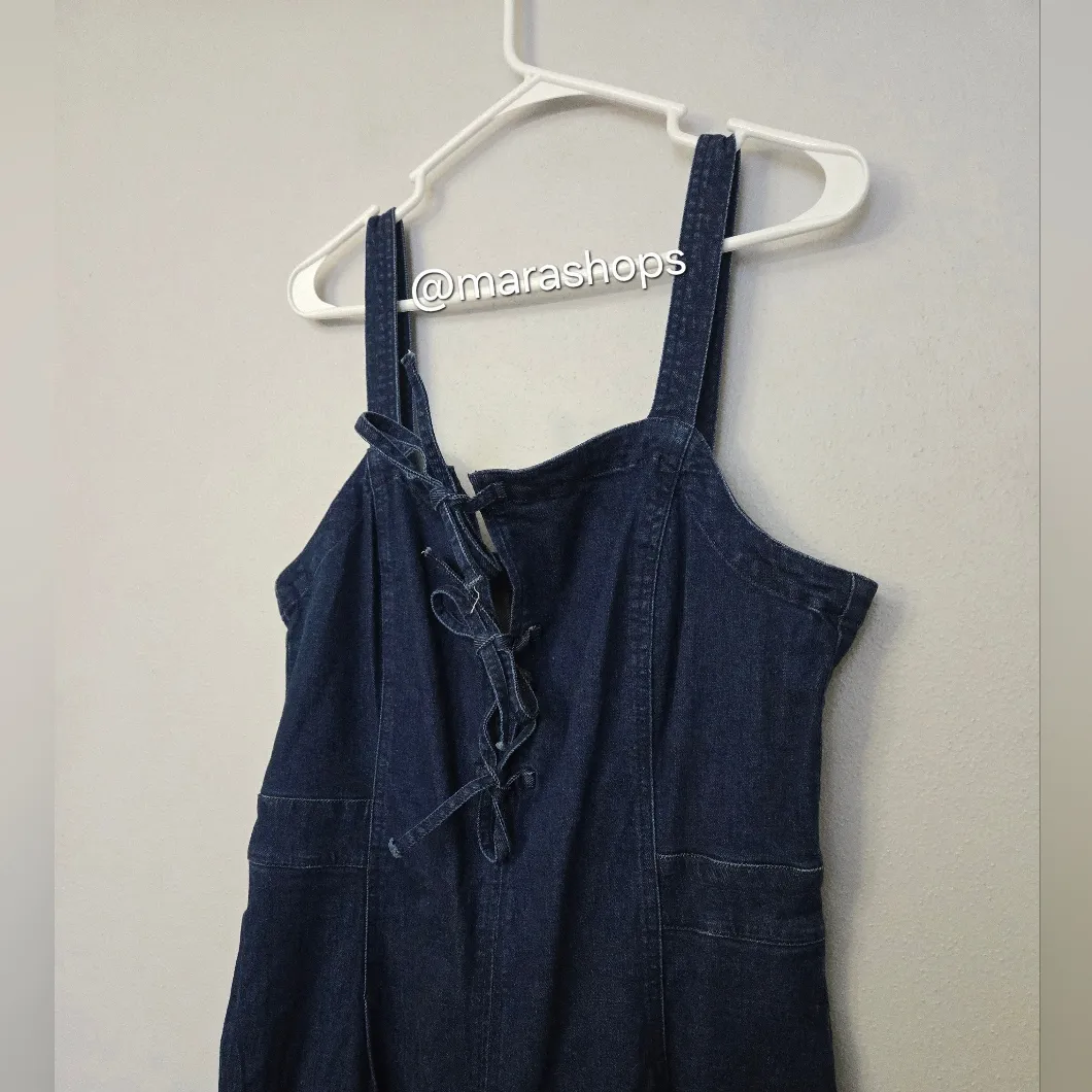 Madewell  Denim Tie-Front Jumpsuit - Image 5