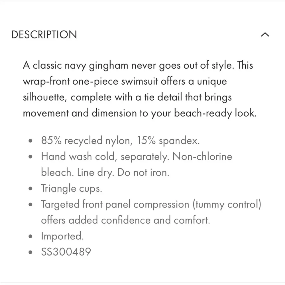 Tommy Bahama Navy and White Wrap One Piece Swimsuit with V-Neckline - Image 4