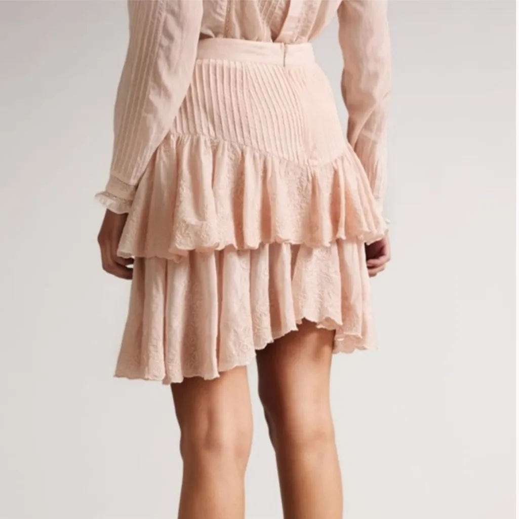 Ted‎ Baker Blush Alegria Tiered Mini Skirt - Image 3