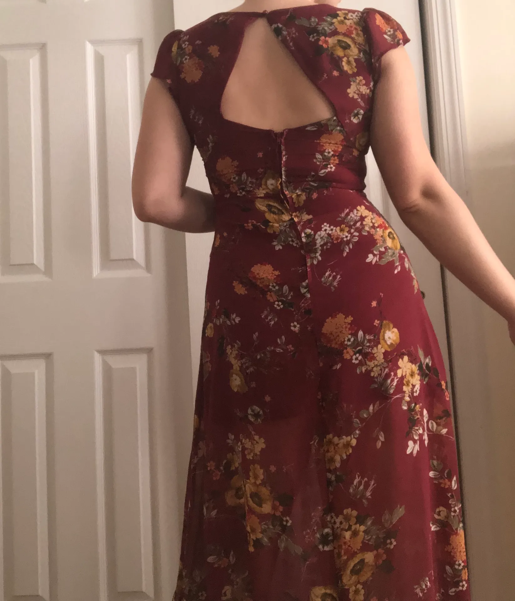 Crystal Doll Floral Maxi Dress - Image 3