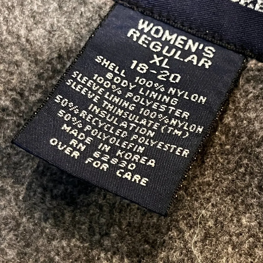 Lands End Jacket Womens SZ XL Purple J 90s The Squall Y2K VTG Warm outerwear - Image 10