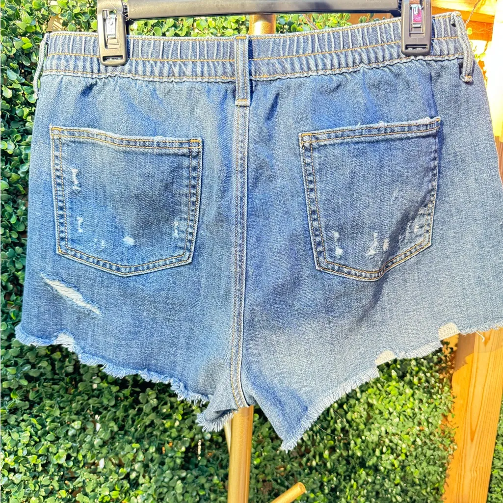 Aerie Daydream Denim Short size Large - Image 10