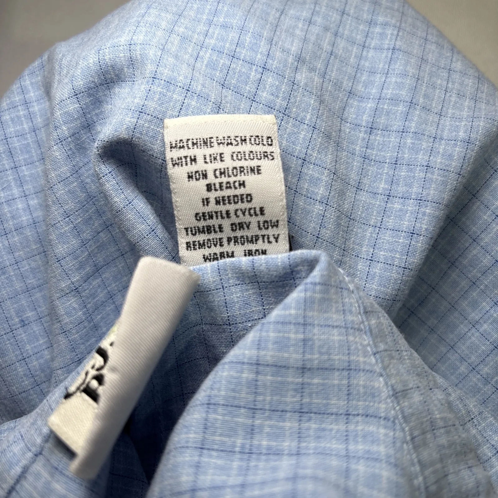 Christopher & Banks Blue Linen Blend Button Down‎ Tank Blouse 20W - Image 4