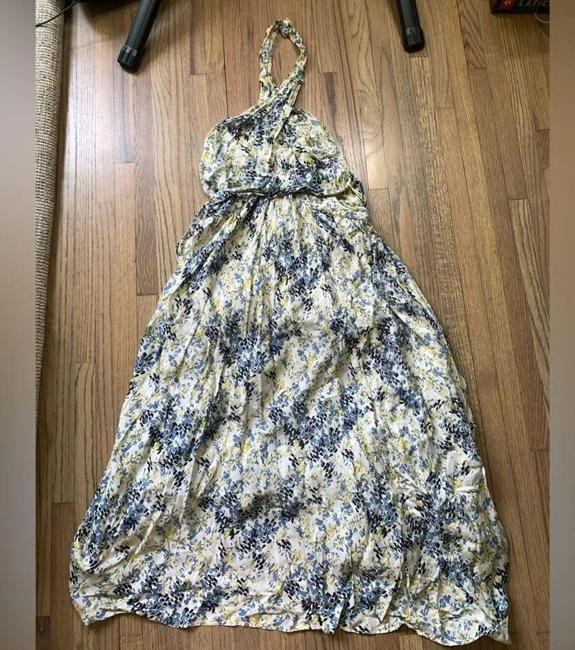 NWT Apiece apart 6 cream water flowers wassily wrap dress - Image 2