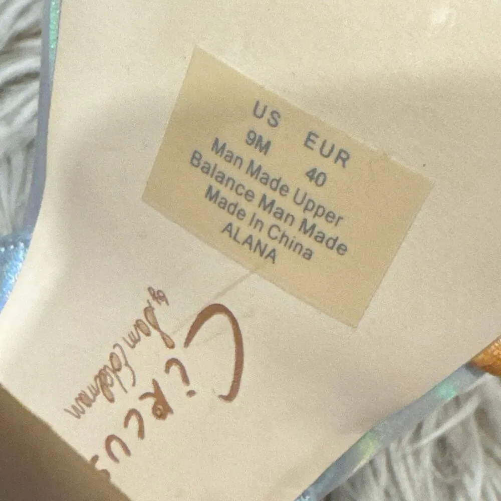 Circus NY by Sam Edelman Alana Platform Sandal in holographic silver size 9 - Image 5