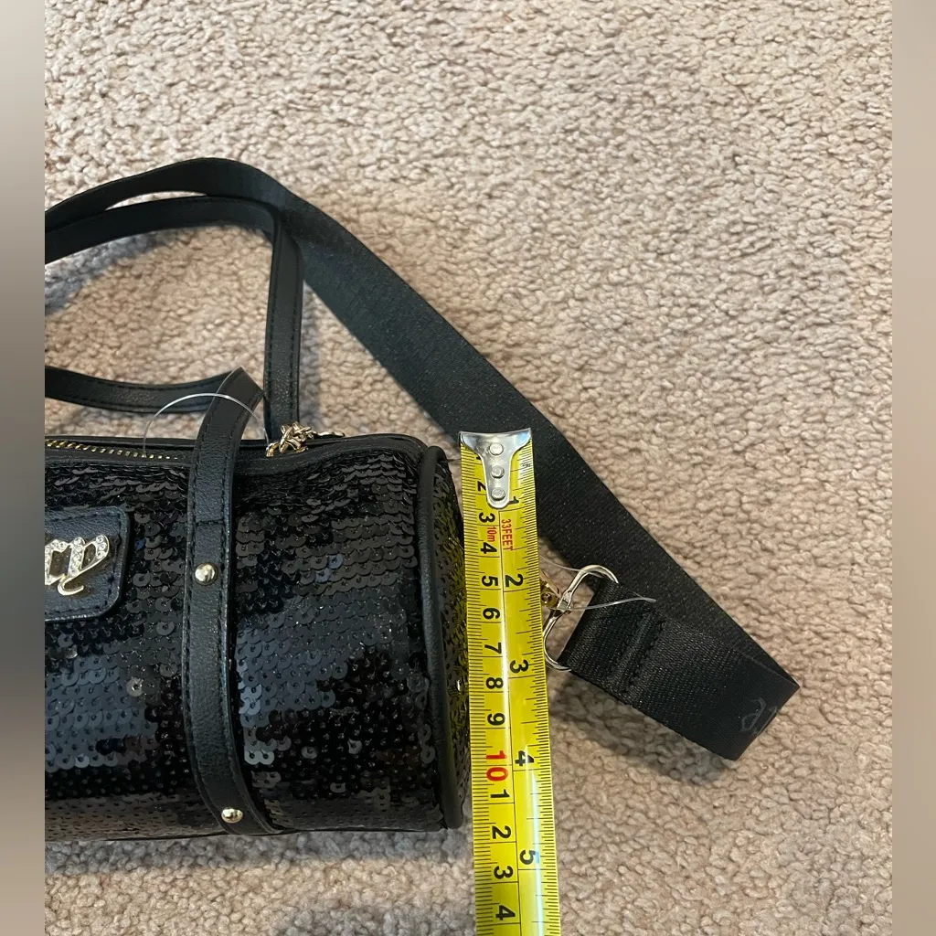 JUICY COUTURE Queen of Everything Sequin Mini Barrel Crossbody Bag - Image 7
