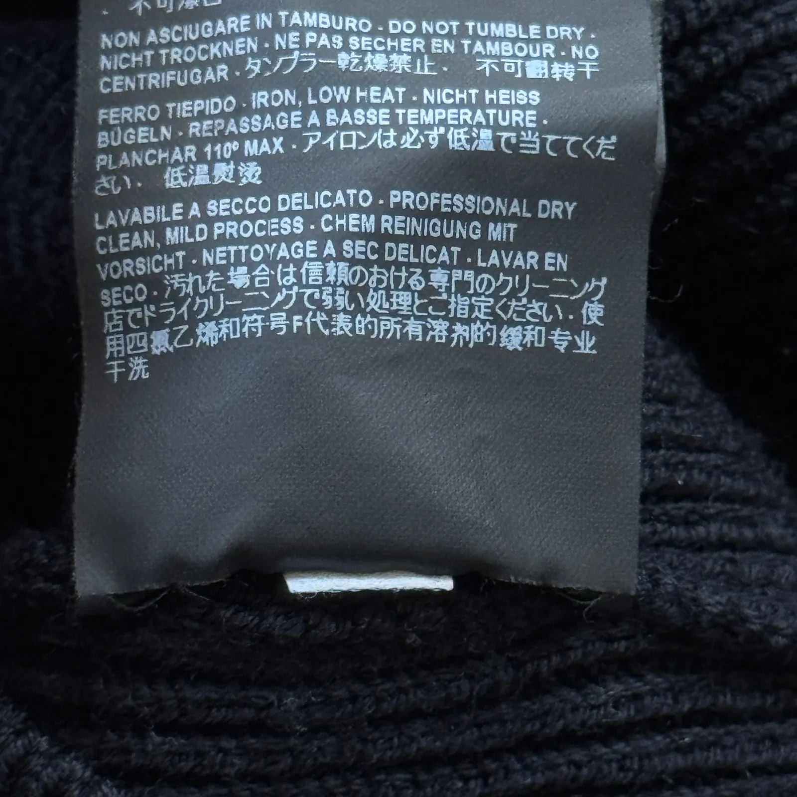 Balenciaga Ribbed Underwire Turtleneck Sweater Black Size‎ FR 38 - Image 7