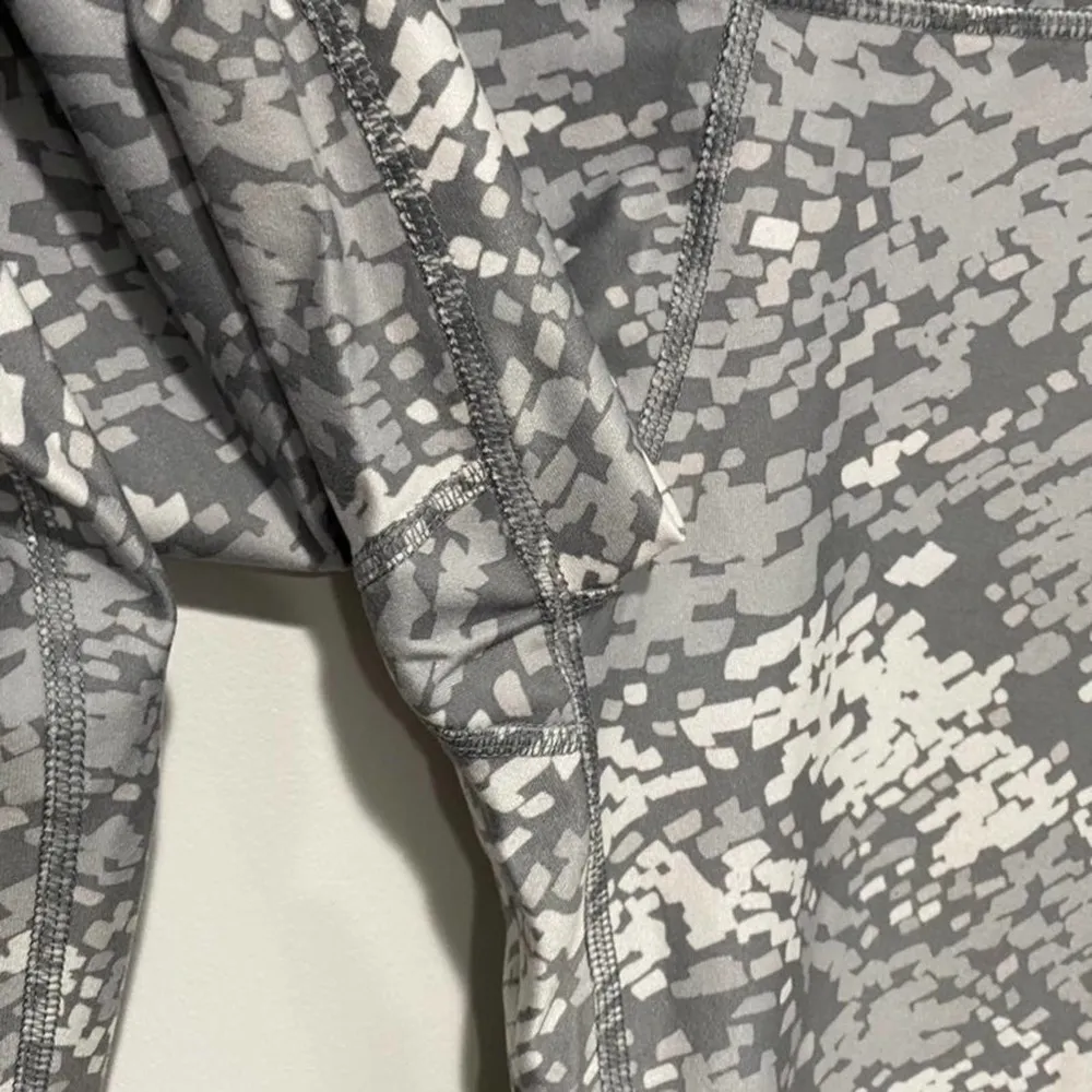 NIKE Dri-Fit Geometric Legend Poly Training Tights Gray Small - Image 5