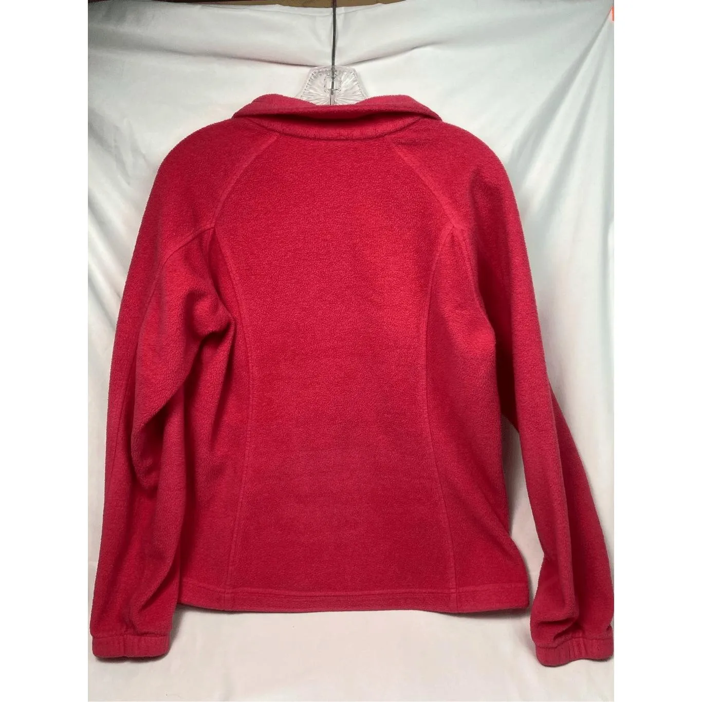 Columbia Bright Pink Fleece Jacket‎ L - Image 10