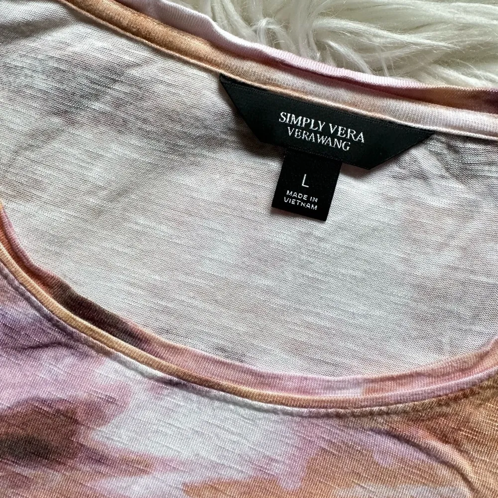 Simply Vera Wang multicolor tee White Size L - Image 4