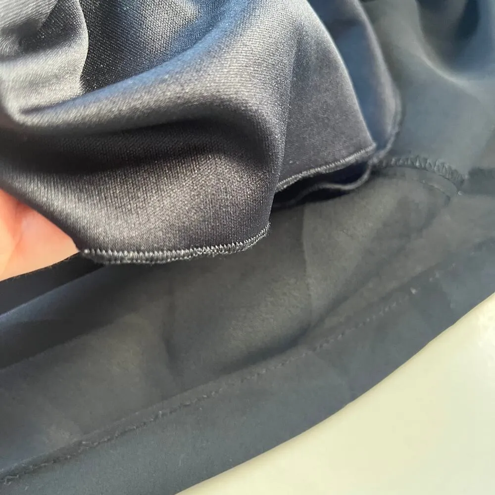 Vtg Y2K Alyn Paige Formal Dress Sz 7/8 Satin Panel Babydoll Maxi Straight Prom - Image 9