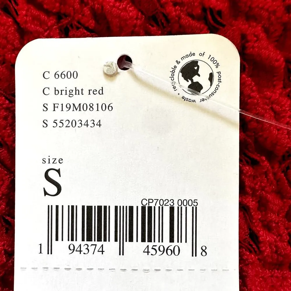 Free People Intimately One Adella Slip Maxi Dress in Bright Red Flowy S NWT - Image 4