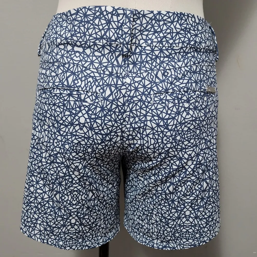 Adidas essentials blue geo 7" golf shorts size 4 - Image 4