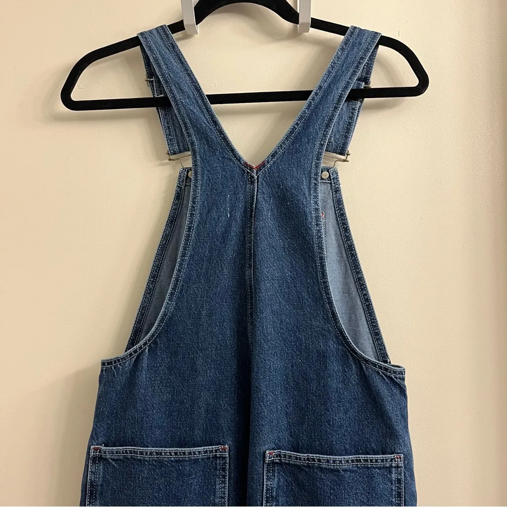 NWT Reformation Milo Utility Denim Overalls Size 2 - Image 7