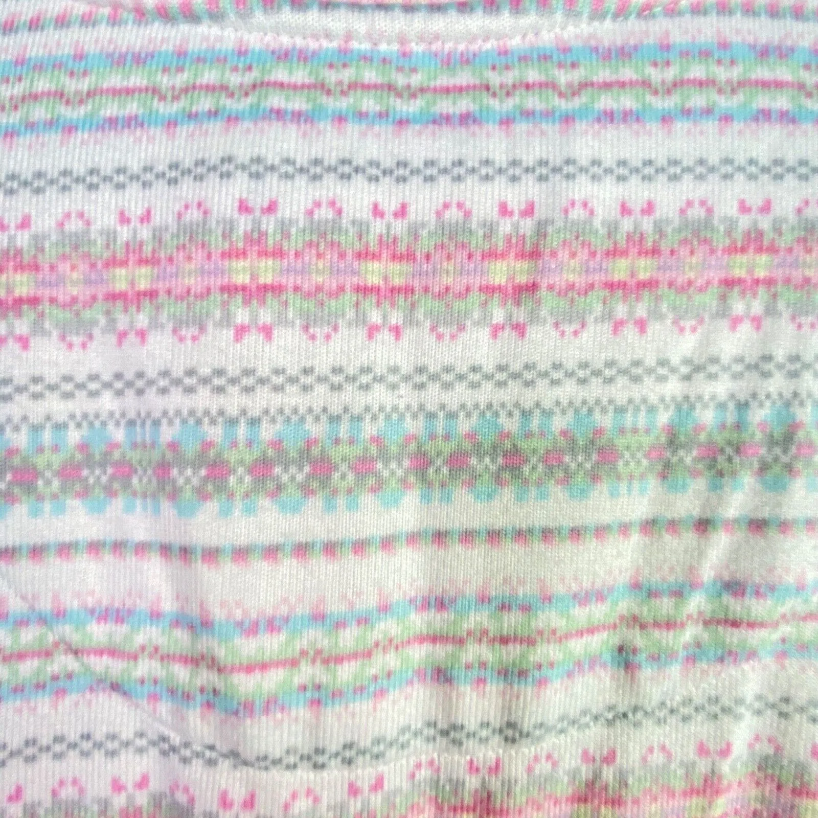 Lauren Ralph Lauren Womens Pink Long Sleeve Sleepwear Pajama Top Size M - Image 2