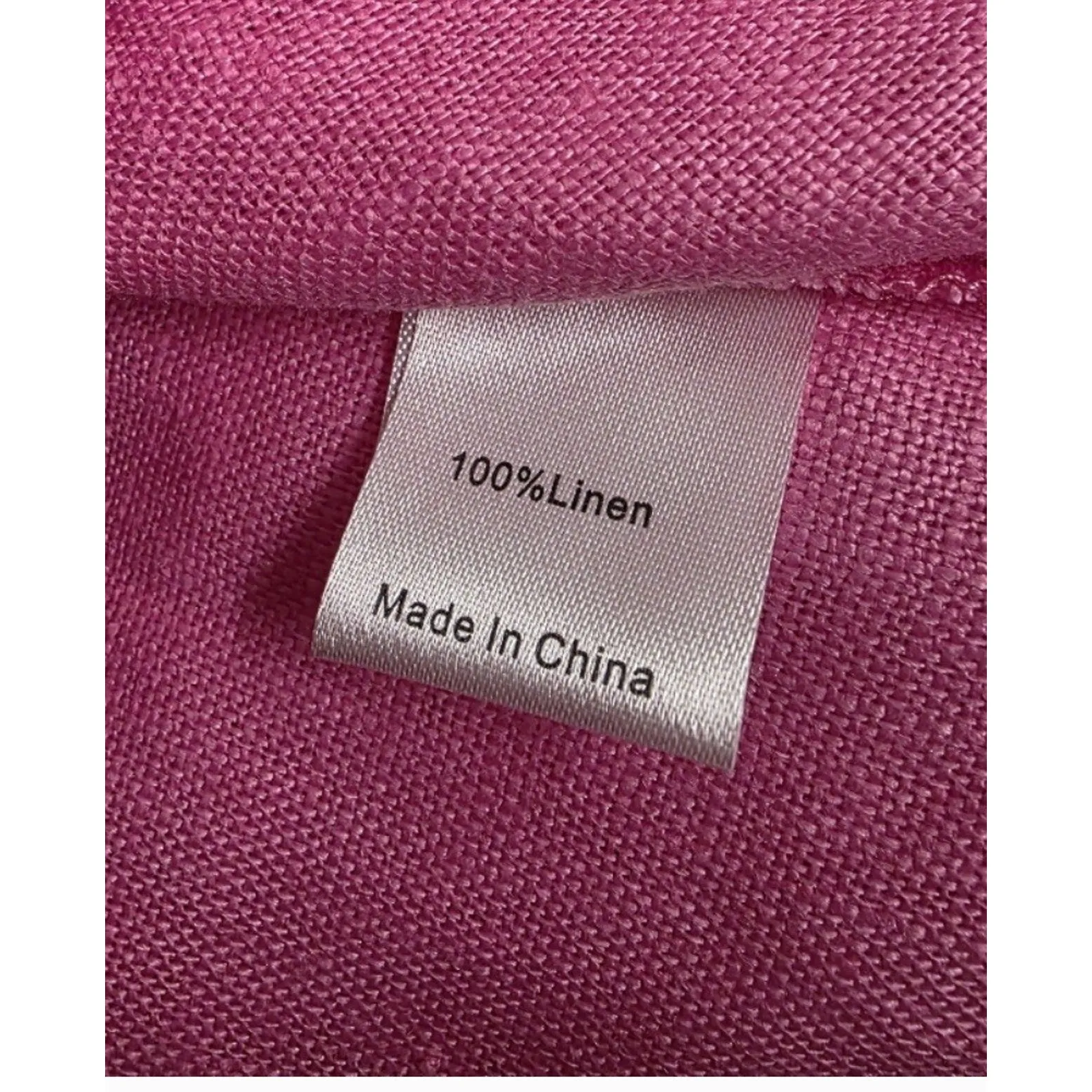 RARE Tuckernuck x Atlantic Pacific Size Small Hot Pink and Orange Linen Dress - Image 9