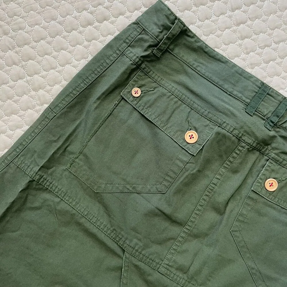 NWT RARE Vintage Diesel Women's Punk Skirt Grunge Green Size 28 W31 Knee length - Image 13