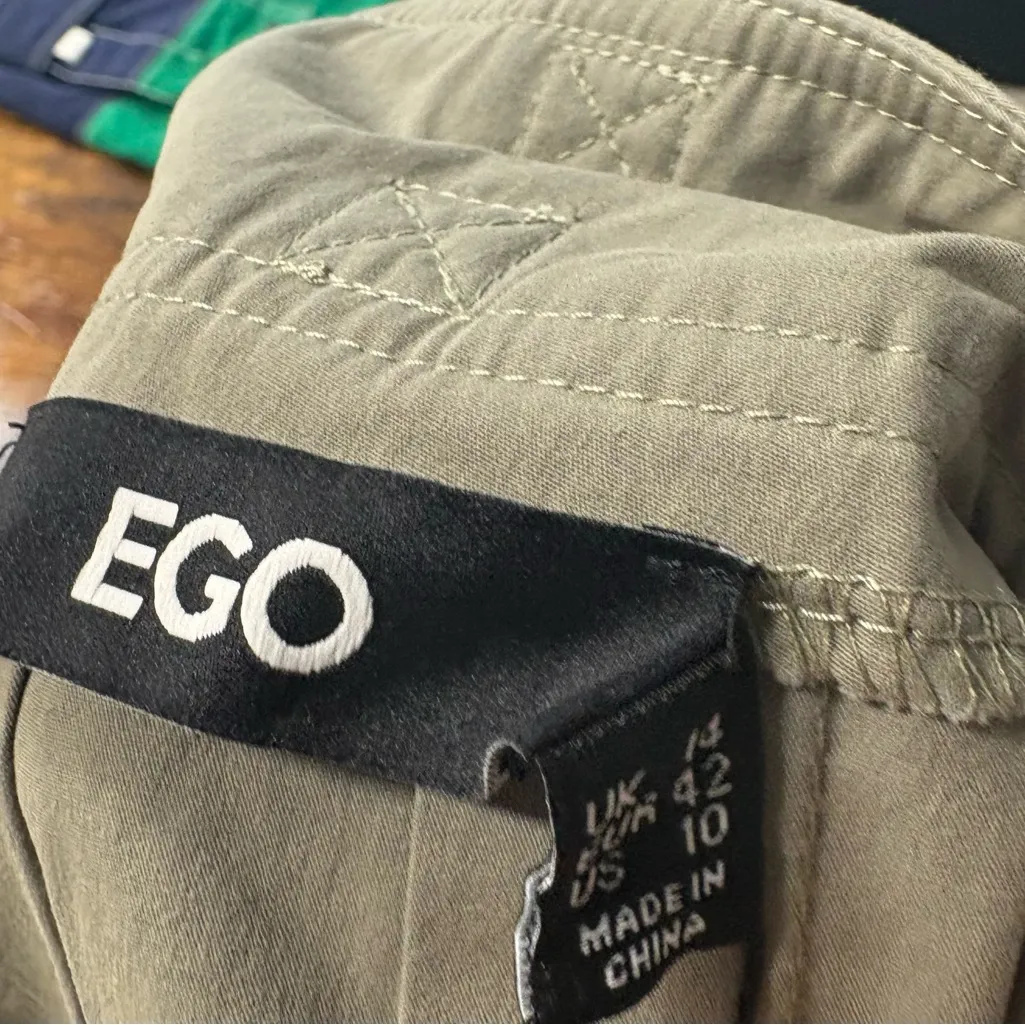 Ego Green Cargo Mini Skirt‎ Size 10 - Image 5