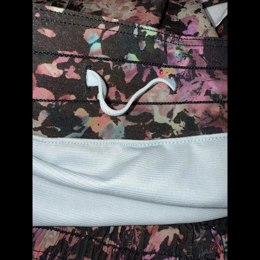 Lululemon Hotty Hot Low-Rise Lined Preppy Gym Athletic Short Stencil Blossom 4 - Image 12