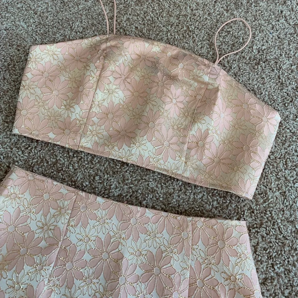 Shein pink two piece skirt - Image 3