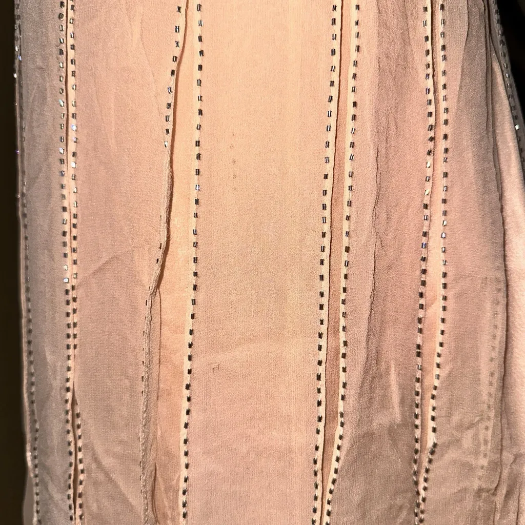 Sue Wong Nocturne VTG Y2K Beaded Silk Mini Dress Fairycore Flapper 10 Whimsigoth - Image 10