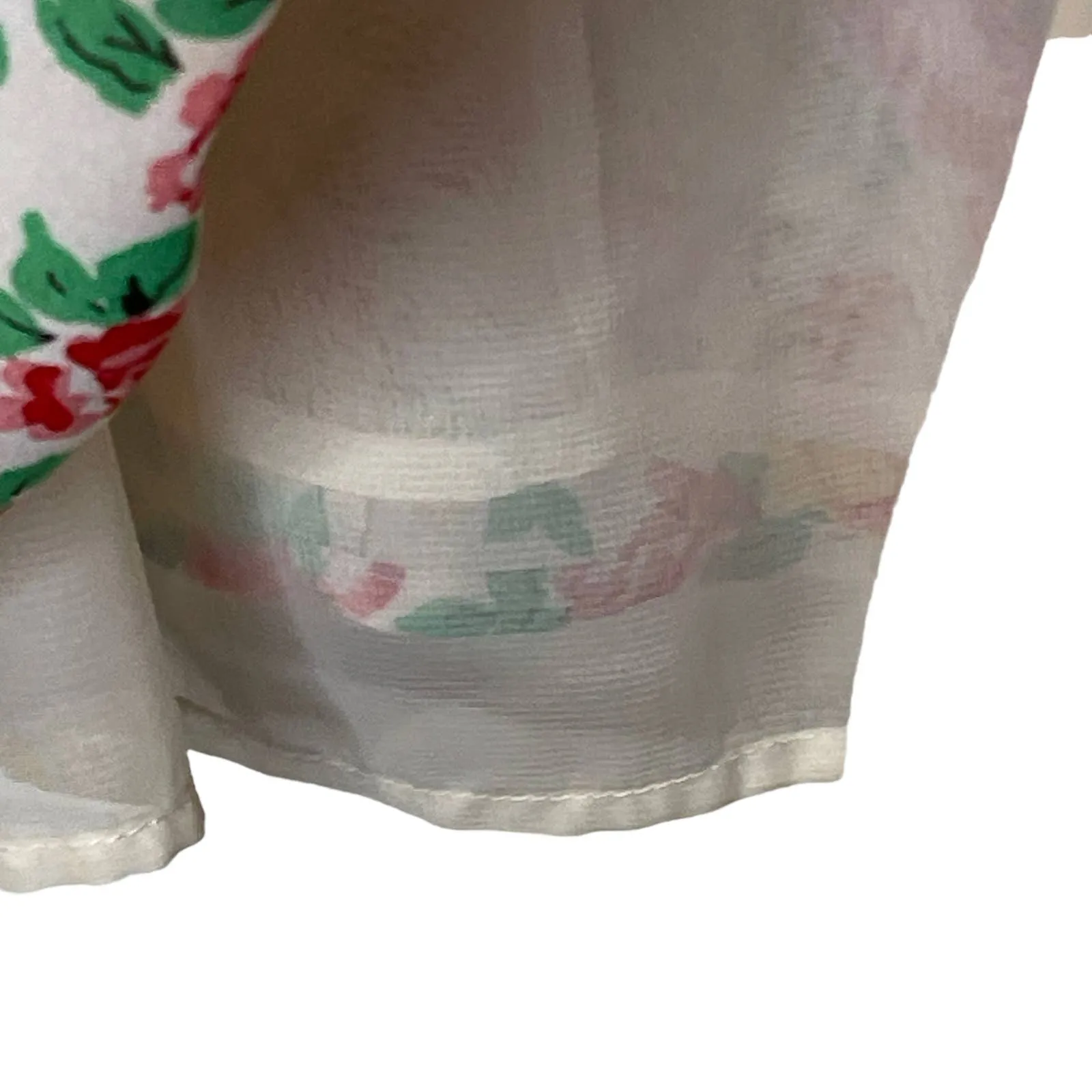 Altard State Cold Shoulder Floral‎ Boho Mesh Lace Flowy Tunic Top Small Women - Image 5