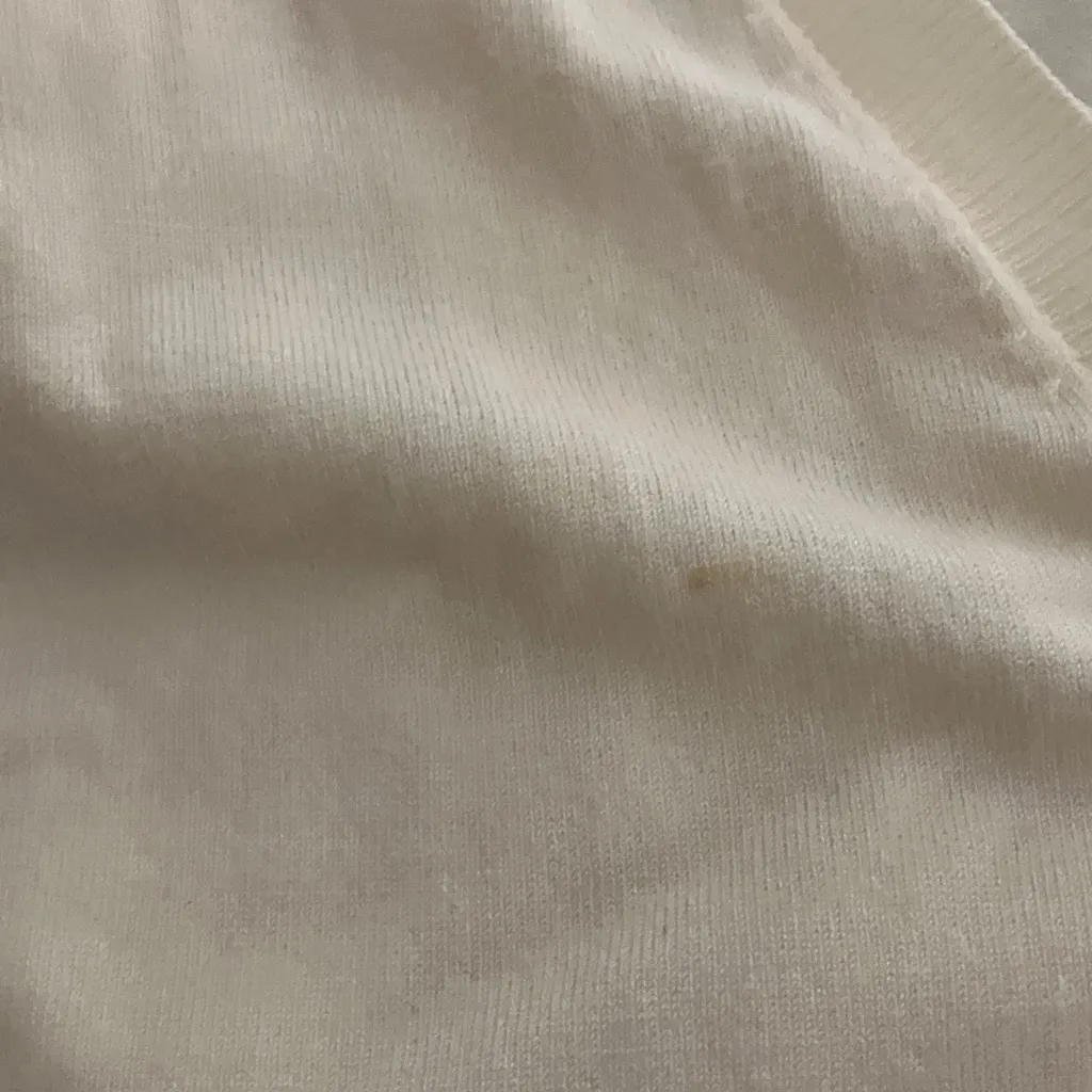 Norma Kamali Cream Button-Up Cardigan - Image 9