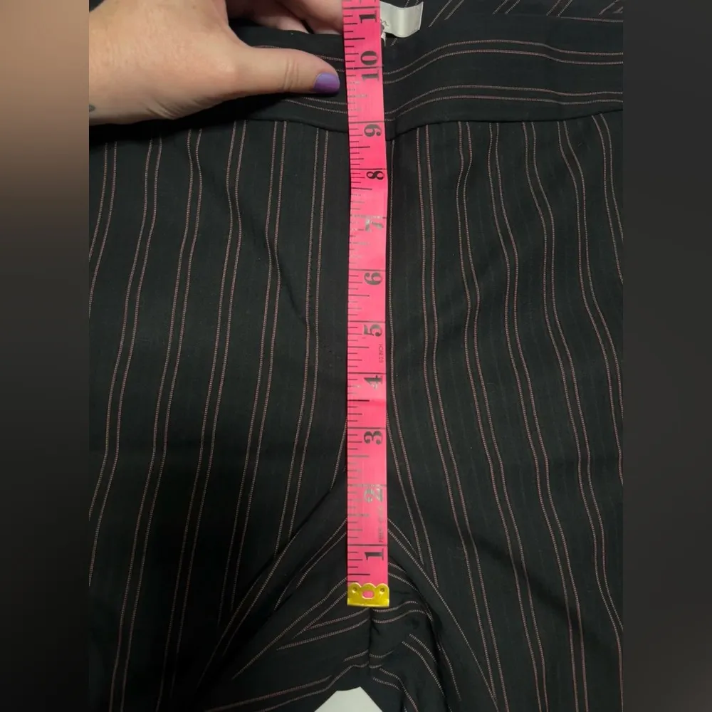 Caslon Black and Pink Pinstripe Slack Pants - Image 9