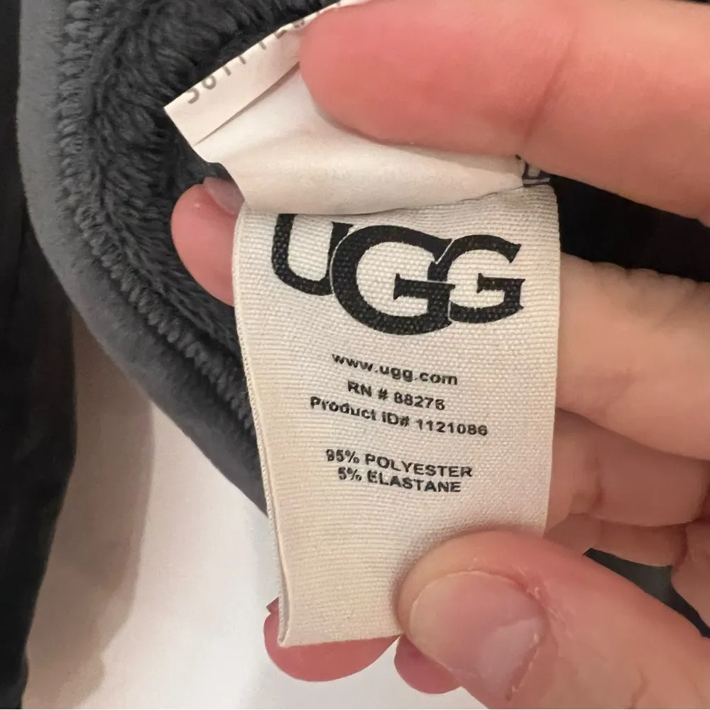 UGG Belden Velvet Fleece Hoodie Ink Black - Image 11